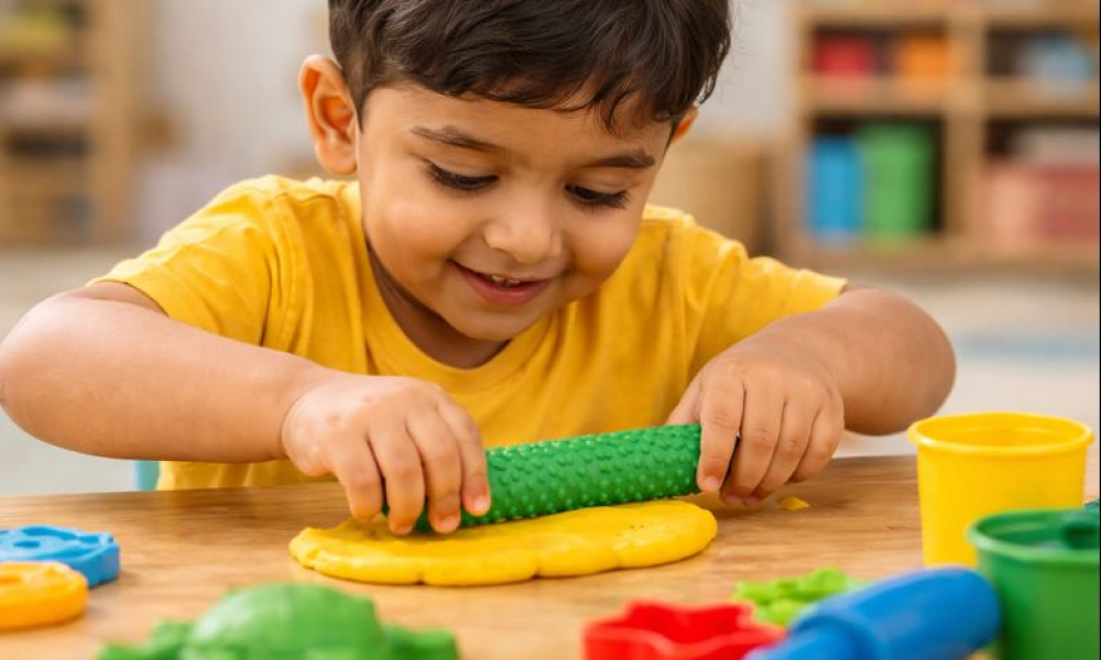Colorful playschool interior
