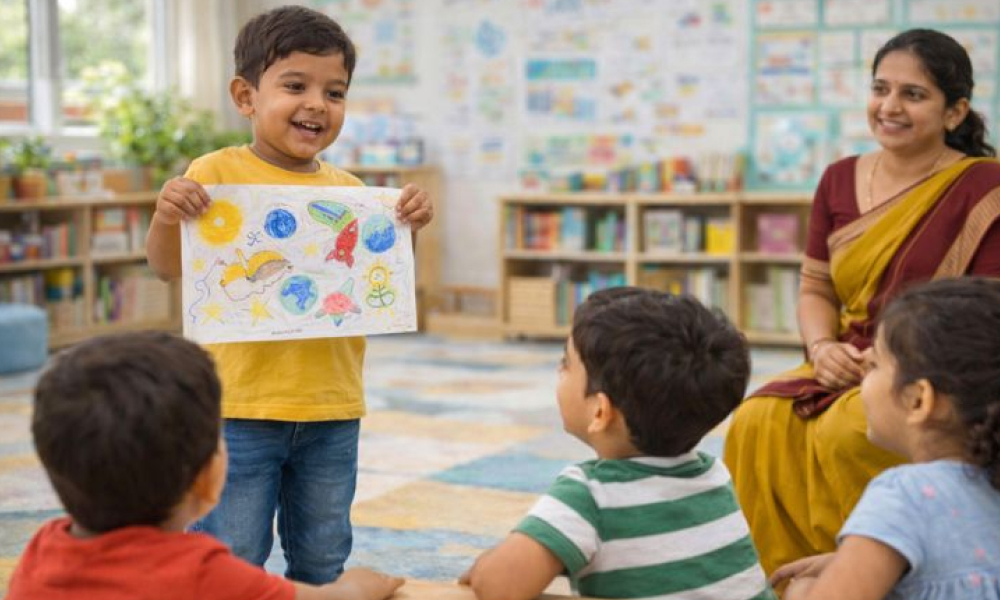 Confident children ready for school